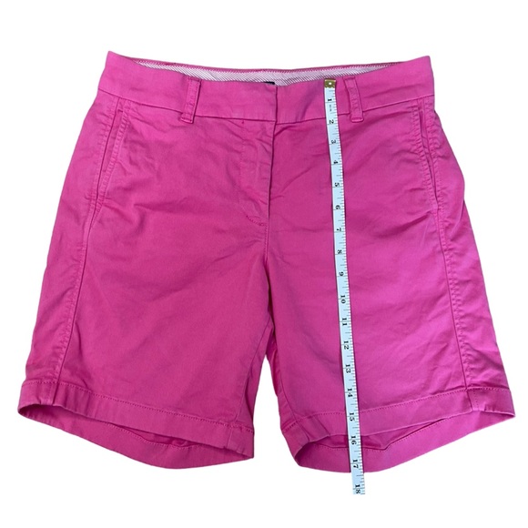 J.Crew Pink 7” Womens Chino Shorts - Stretch, Cotton, Classic - Size 4 - Picture 7 of 12